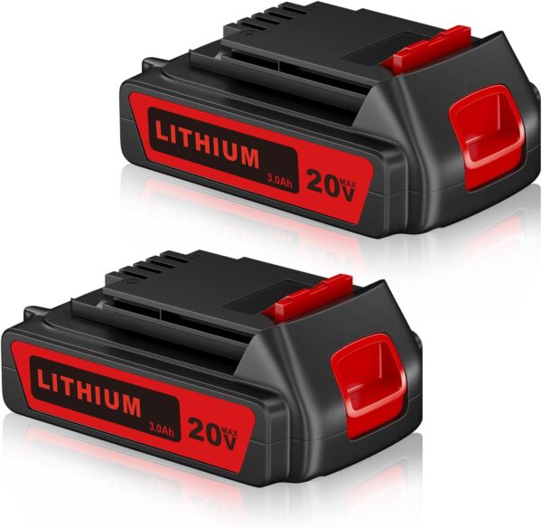 20V 3600mAh Lithium Battery Compatible with Black and Decker Tools