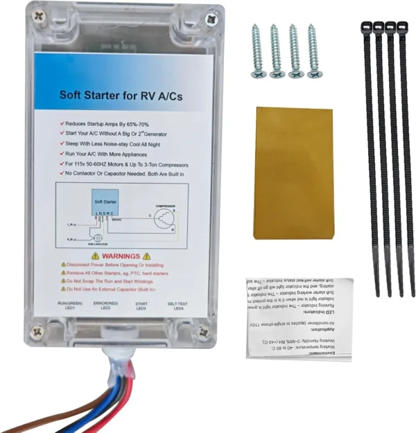 DZFST.FI Soft Start Kit for Air Conditioner – Efficient Power Management for RVs
