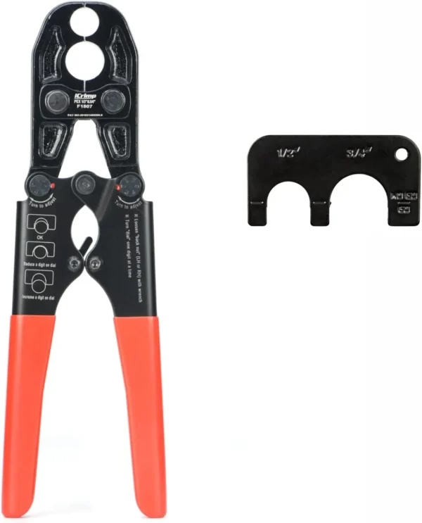 Upgraded PEX Crimping Tool Kit with Cutter for PEX Cinch Clamps