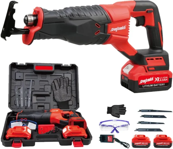 21V MAX Cordless One-Handed Reciprocating Saw for Wood & Metal Cutting