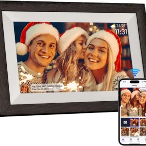 10.1 Inch WiFi Digital Picture Frame - HD IPS Touch Screen with 32GB Storage