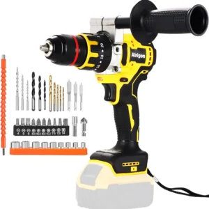 Cordless Hammer Drill with 20+1+1 Metal Clutch - Compatible with Dewalt 20V Battery