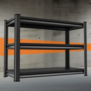 Heavy-Duty Garage Storage Shelves - 1500LBS Capacity, Adjustable 3-Tier Metal Rack