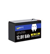 12V 8Ah Lithium Iron Phosphate (LiFePO4) Deep Cycle Battery