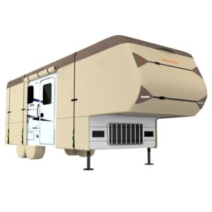 Premium 7-Layer Waterproof 5th Wheel RV Cover for 31' to 34' Trailers