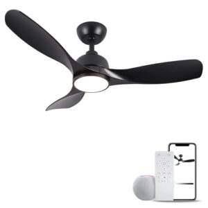 42 Inch Outdoor Ceiling Fan with Light and Remote Control - Dimmable & Reversible