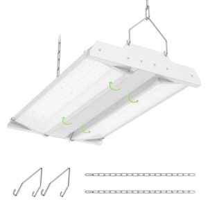 Glitgate 3FT LED High Bay Light 300W - 2 Pack - 40500LM