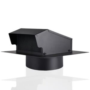 8 Inch Removable Roof Vent Cap - 430 Stainless Steel Vent for Efficient Ventilation