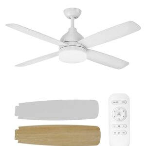 52 Inch Ceiling Fan with Dimmable Light and Remote Control