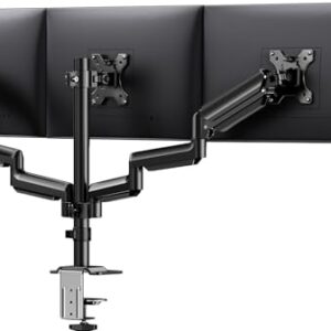 ErGear Triple Monitor Mount - Gas Spring Stand for 13-27 inch Screens