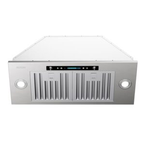 IKTCH 27.75 Inch Stainless Steel Insert Range Hood - 900 CFM Ducted/Ductless Convertible