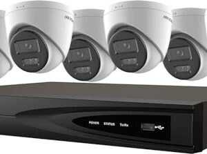 5MP Weatherproof Turret Dome Security Camera - 4-in-1 Analog Surveillance Solution