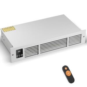 1500W Electric Kickspace Heater with Built-In Thermostat and Timer