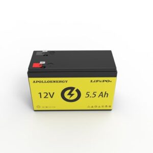12V 5.5Ah Lithium LiFePO4 Deep Cycle Battery - Model D09