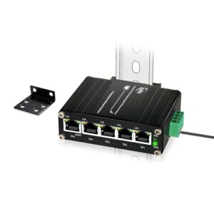 Mini Managed Industrial 5-Port Gigabit Ethernet Switch