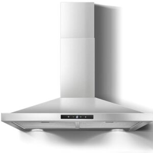 30-Inch Stainless Steel Wall Mount Range Hood - Convertible Ducted/Ductless