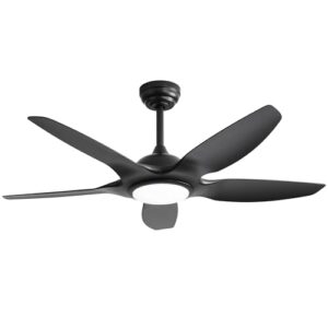 Modern Low Profile 52-Inch Flush Mount Ceiling Fan with Remote Control