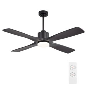Modern 54 Inch DC Ceiling Fan with Lights and Remote Control
