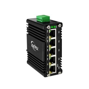 Industrial 5 Ports Managed Gigabit Ethernet PoE Switch with Web Management
