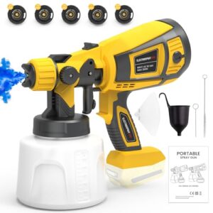 TwoWin Cordless Paint Sprayer for Effortless Home Painting
