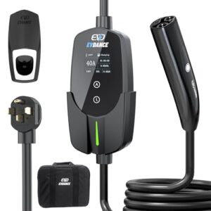 EVDANCE Portable Wall Charger for Tesla - 40Amp Level 1/2 Charger NACS Mobile Connector