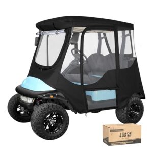10L0L Golf Cart Enclosure for 2-Seat Club Car Precedent - Waterproof and Mosquito-Proof
