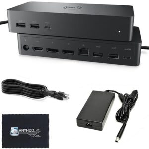 Universal Dual Monitor Docking Station for Laptops - 130W AC Adapter Included
