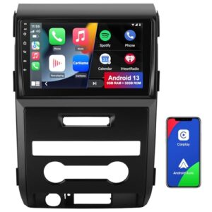 9-Inch Touch Screen Android Car Radio Stereo for Ford F150 (2009-2012) - Bluetooth, GPS, CarPlay & Android Auto