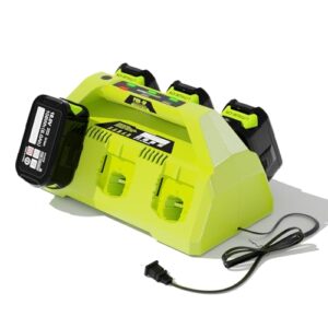 18-Volt 6 Ports Battery Charger for Ryobi One+ Lithium-Ion/NiCad/NiMh