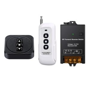 12V Forward Reverse Remote Control Switch with 30A Relay for Winches and Motors