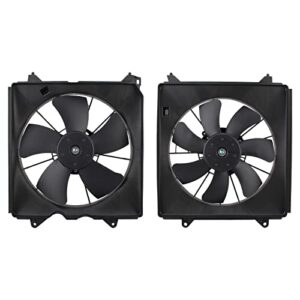 High-Performance AC Condenser Cooling Fan Assembly for Honda Accord (2013-2017) - 2PC Set
