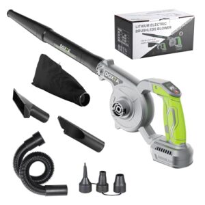 Cordless 2-in-1 Handheld Leaf Blower - Max 106 CFM/240 MPH
