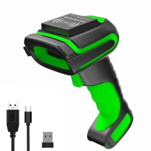 Symcode Wireless Bluetooth Barcode and RFID Scanner - 2D/1D/QR Code Reader