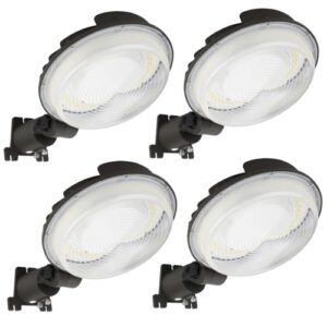 DAKASON 100W Outdoor LED Barn Light with Dusk to Dawn Photocell - 4 Pack