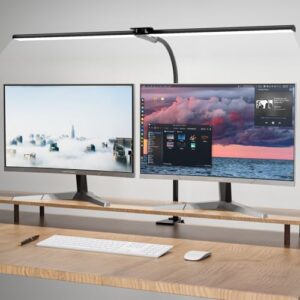 Hensam Adjustable Desk Lamp - 31.5" Gooseneck Lighting Bar for Home and Office