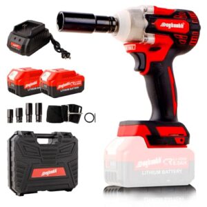 21V Cordless Impact Wrench 1/2 Inch with Max Torque 580N.M