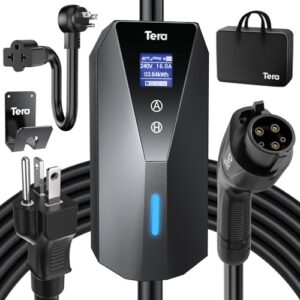 Tera Electric Vehicle Charger - Portable Level 2 & 1 J1772