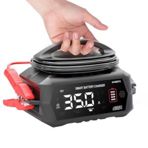 35 Amp Smart Battery Charger - 6V/12V/24V Trickle Charger for All Battery Types