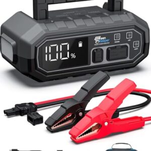 4000A Portable Car Jump Starter - 12V Battery Booster for Cars and Trucks