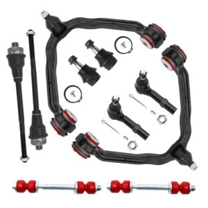 10pc Front End Suspension Kit with Polyurethane Bushings for Chevy Silverado & GMC Sierra