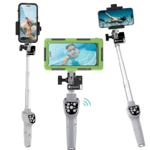 Extendable Waterproof Selfie Stick for Underwater Photography