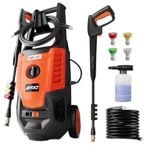 3000PSI High-Pressure Electric Pressure Washer - 1800W Portable Power Washer