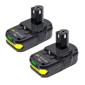 DTK 3.5Ah Battery Replacement for Ryobi 18V ONE+ Power Tools - 2 Pack