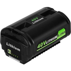 Replacement 40V 6.0Ah Battery for Ryobi Cordless Power Tools