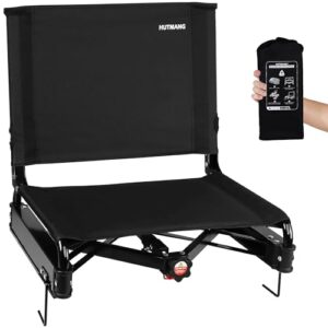 HUTMANG Folding Stadium Seats with Back Support