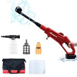 Cordless Car Washer for Milwaukee 18V Battery - 900 PSI Handheld High-Pressure Cleaning