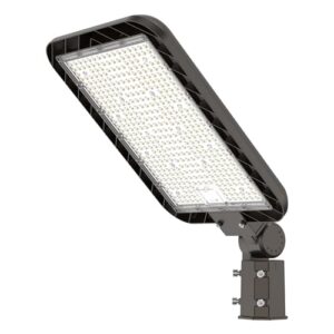 400W LED Parking Lot Light - 60,000 Lumens Dusk to Dawn with Photocell