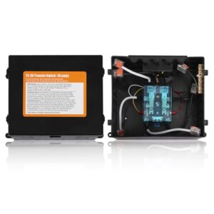 30 Amp Automatic Transfer Switch for Inverter, Shore Power, and Generators - 120V