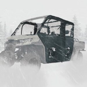 KEMIMOTO Soft Cab Enclosure Doors for Can Am Defender Max (2017-2024)