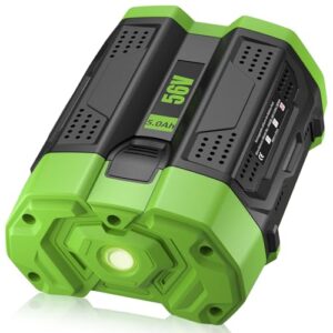 5.0Ah Replacement Battery for EGO 56V Power Tools